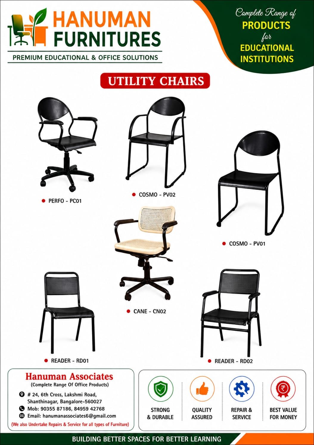 Office Furniture Manufacturer Bangalore